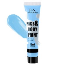 PASNOWFU Light Blue Face Paint, Professional Water-Based Body Paint  Face Pa...