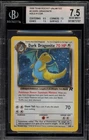 Pokemon Dark Dragonite Team Rocket Unlimited Holo Rare #5 BGS 7.5