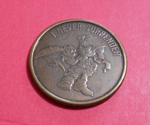 Pirates Of The Caribbean collectors token Disney USA coin I Never Surrender