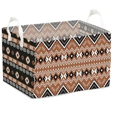 Waterproof Basket for Boys Girls Bedroom, Boho Western Storage Basket, boxi