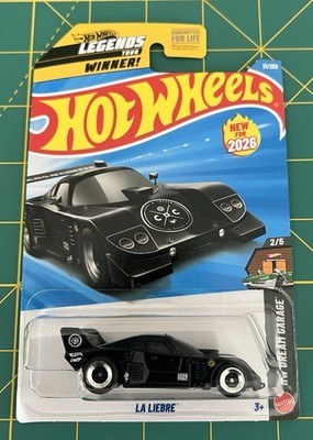 2026 HOT WHEELS LA LIEBRE HW DREAM GARAGE 2/5 BLACK NEW FOR 2026