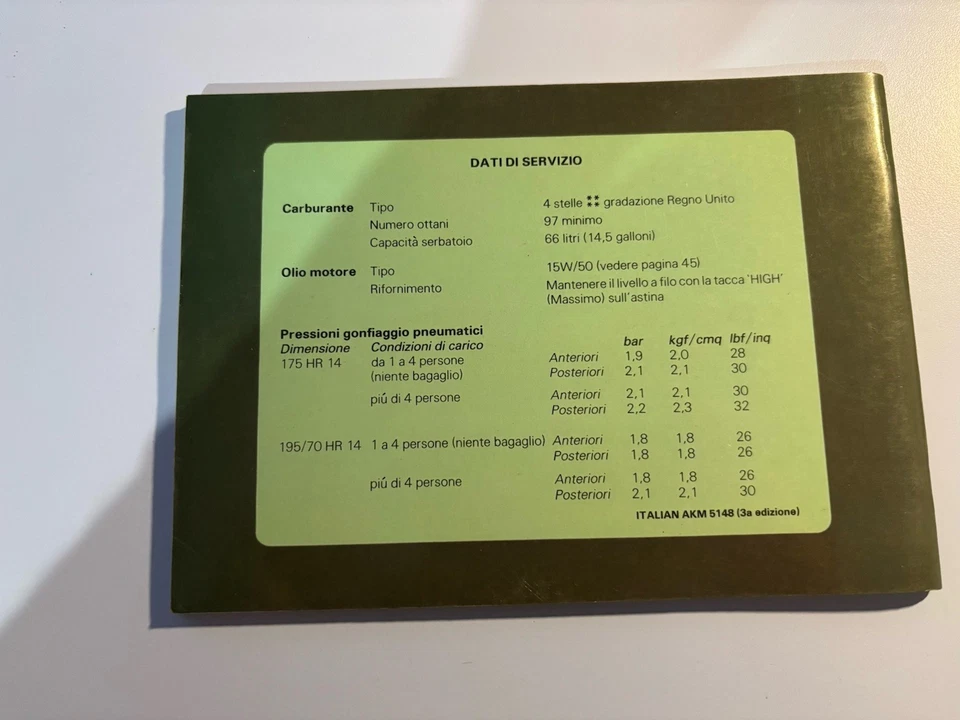 Rover 2000, 2300, 2300S & 2600S manuale di uso e manutenzione in italiano - Immagine 2 di 2