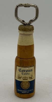 Vintage Corona Extra Cerveza Beer Bottle Opener (Wood & Metal)