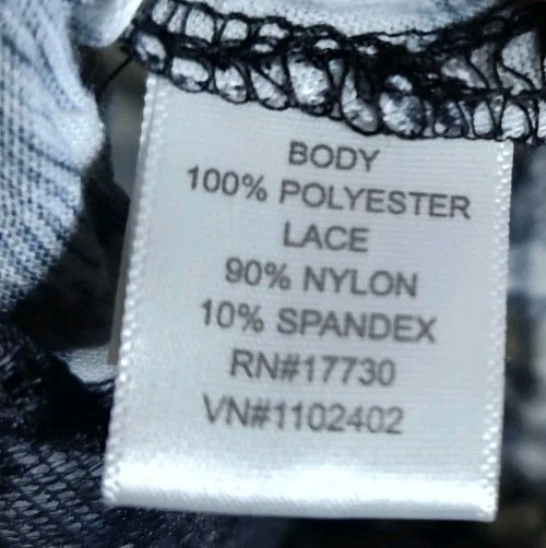 Xhilaration Y2K Black Kennesaw Plaid Babydoll Tank Top Lace Accents Size Small - Image 4 of 4