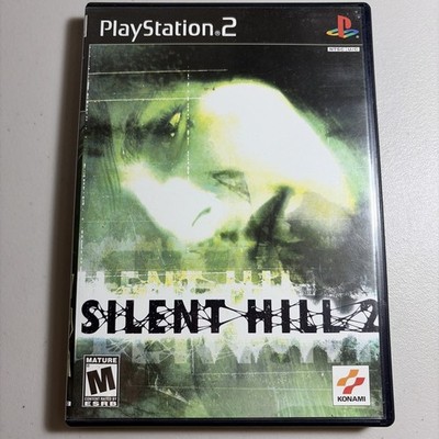Silent Hill 2 PS2 PlayStation 2 Case and Cover Art Only Black Label Konami