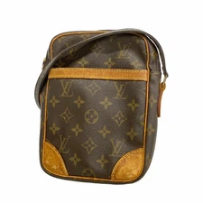 Louis Vuitton Shoulder Bag Monogram Danube M45266 Brown Used Ladies Rare Japan