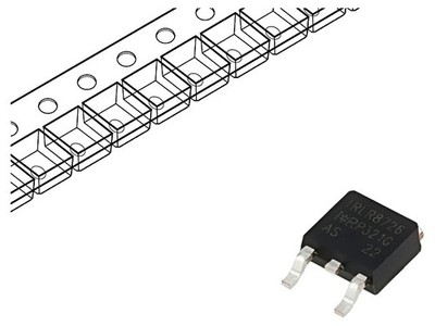5X IRLR8726TRPBF Transistor: N-MOSFET unipolar 30V 61A Idm: 340A 75W DPAK INFINE