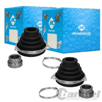 2X METALCAUCHO ACHSMANSCHETTEN SATZ GETRIEBESEITIG passend für DACIA LOGAN NISSA