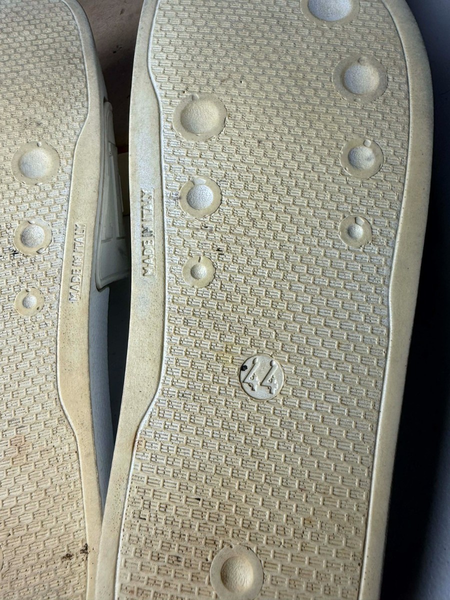 VERSACE GRECA SIGNATURE POOL SLIDES Sz 44 / US 11 | eBay display picture 2