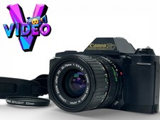  Near MINT Canon T50 35mm SLR Film Camera w/New FD 35  70mm Zoom Lens From JAPAN