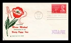 DR JIM STAMPS US COVER MOINA MICHAEL POPPY DAY FDC SCOTT 977 HAMILTON CACHET
