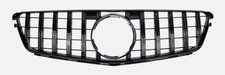 Black Grille Grill For Mercedes Benz C Class W204 2007-2014 GT R Style C180 C200