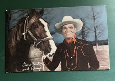 Vintage Arcade Card Gene Autry And Champ The Horse, Nice Color, U. S. A.