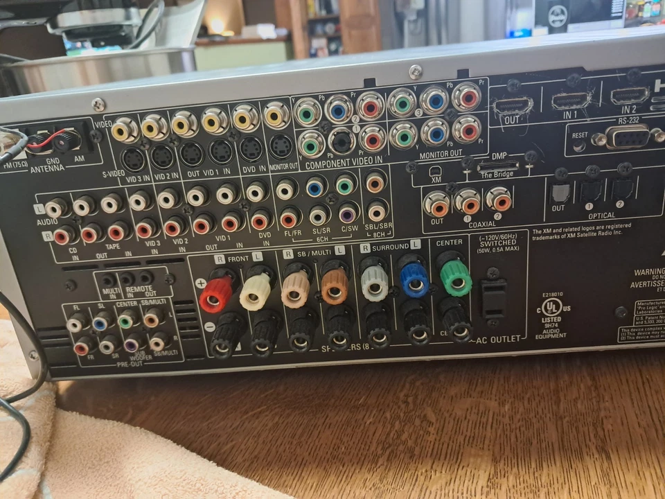 Harman Kardon AVR 247 7.1 Channel 65 Watt Per Channel Receiver - Image 4 of 4