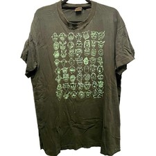 Vintage 80s Mutant Robotic Faces Art Thrashed 1988 Single Stitch Shirt Adult XL