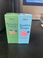 Ellora Parasite Control and Zeolite Drops Intestinal Support for Kids and Adults