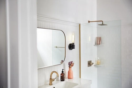 Lark 85400 Shea 15" Tall Vertical Bathroom Sconce - Picture 12 of 14