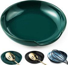 Poggiacucchiaio per Piano Cottura, Porta Cucchiaio in Porcellana Cucchiaio da Cucina