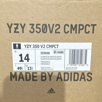 adidas Yeezy Boost 350 V2 CMPCT Panda White Black Primeknit IG9608 Sneaker