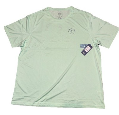 Havana Jim Men s Seagreen Short Sleeve UPF Crewneck T-Shirt 2X OR 3X Outdoor NWT
