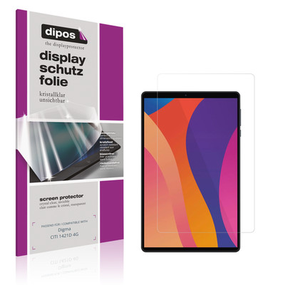 2x Schutzfolie klar für Digma CITI 1421D 4G Displayschutzfolie Folie Display