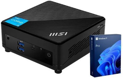 MSI Cubi 5 Professional Mini Desktop i3-1215U 32GB RAM 1TB SSD Support