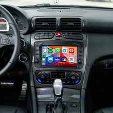 6+128GB Android Autoradio Carplay f&uuml;r Mercedes Benz V/G/C-Klasse W203 C209 W463