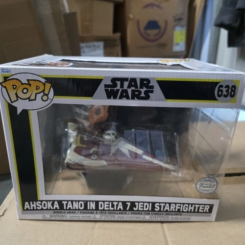 Funko Pop! Rides Super Deluxe: Star Wars - Ahsoka Tano in Delta 7 Jedi...