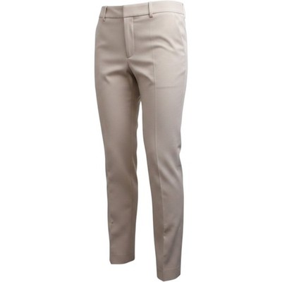 Express Editor Beige Slim Straight Leg Dress Pants 4R Career Workwear /#26661