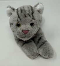 Russ Yomiko Classics Marlene Grey Striped Cat Kitten Small 9 Plush Bean Bag