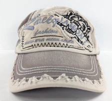 West Louis Fashion Jamont Cap Adjustable Beige Dad Hat Y2K Embroidered Patch