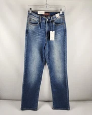 Judy Blue Jeans Women 5/27 Blue Straight Fit Denim JB82632MD (27x30) NWT