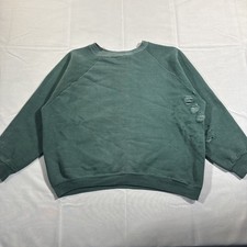 Vintage 1960s Raglan Crewneck Sweatshirt Distressed 23x22