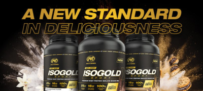 PURE VITA LABS PVL ISOGOLD SPORT 100% Whey Premium Protein Isolate Shake Mix 2lb