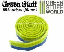 Green Stuff World Kneadatite Blue/Yellow Green Stuff 36.5" 93cm Epoxy Putty Bar
