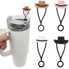 Silicone Cowboy Hat Straw Covers Caps Compati...