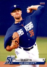 2016 Las Vegas 51s Choice #8 Sean Gilmartin Norcross Georgia GA Baseball Card