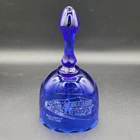 Fenton Cobalt Blue Oval Bell B&O Depot 1876-1996