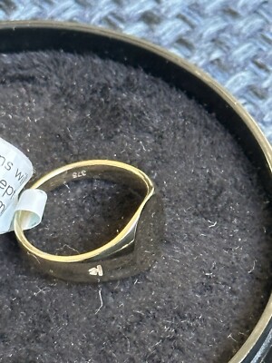New In Box Tom Wood 9k Yellow Gold Signet Ring Size 54 US 7 | eBay