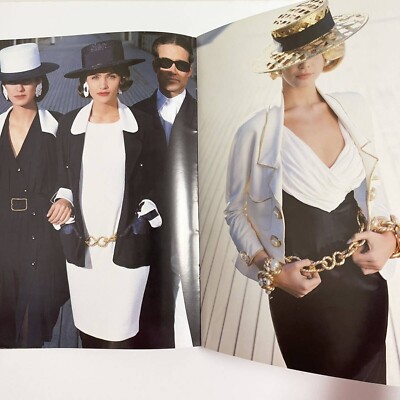 CHANEL Vintage Catalogue Spring - Summer 1990 Collection Rare From