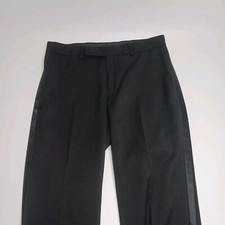 Kenneth Cole Reaction Mens Tuxedo Pant Size 29 32 Slim-Fit Flex