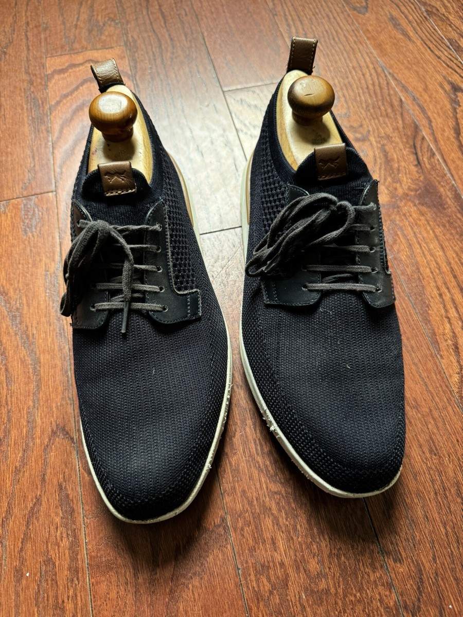 WOLF & SHEPHERD Shoes Mens 10 Navy Blue Swift Knit Lace Up  display picture 3