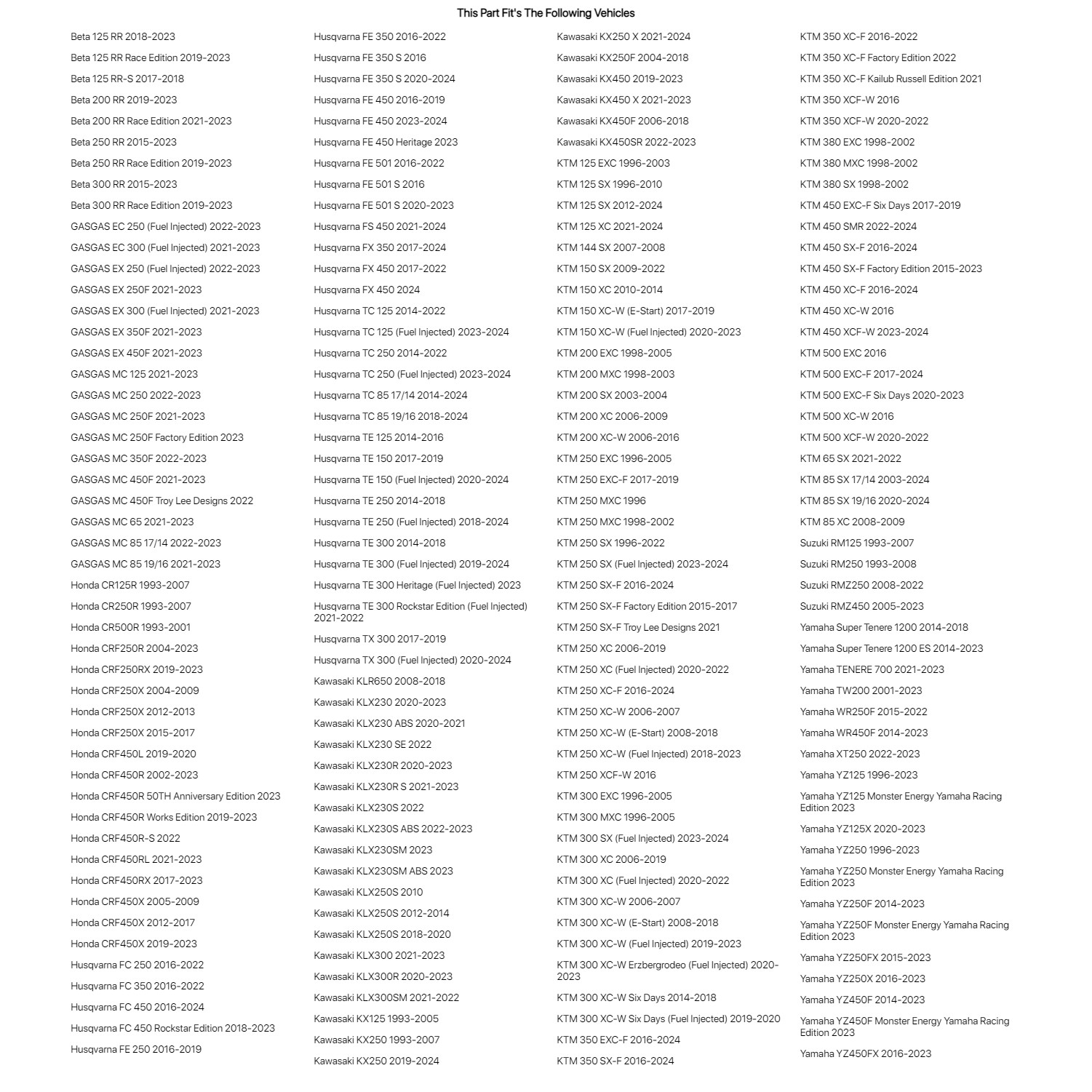 Odi V2 Emig Pro MX Lock-On Grips Black For YAMAHA YZ250 1996-2023