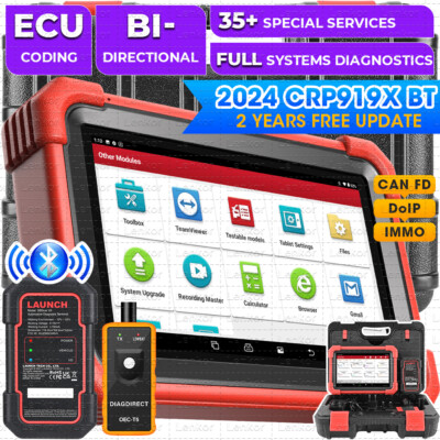 2025 LAUNCH X431 CRP919X BT Elite CANFD DoIP All System Diagnostic OBD2 Scanner