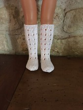 VETEMENT POUR POUPEE COROLLE LES CHERIES : CHAUSSETTES - FAIT MAIN
