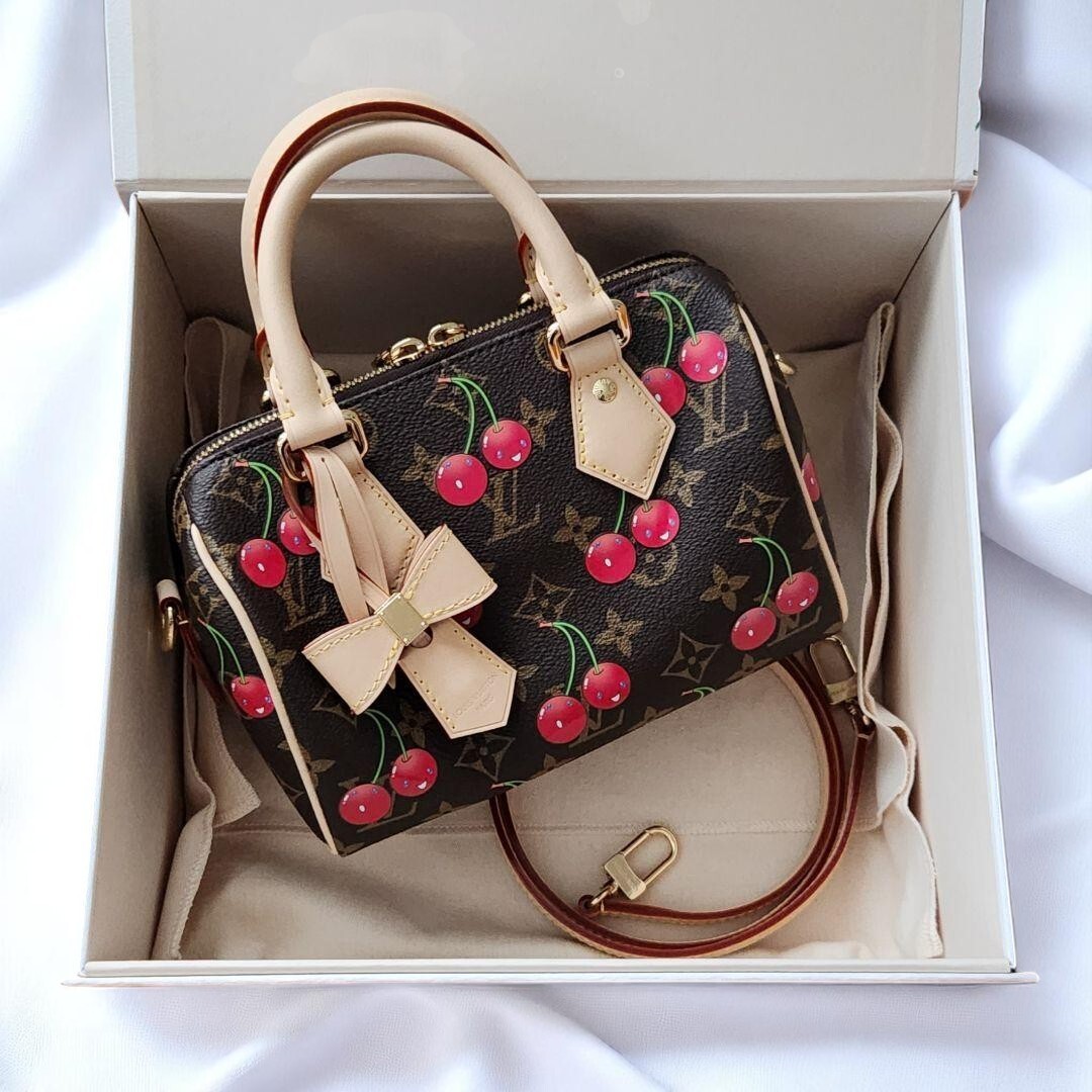 チェリー NEW Louis Vuitton x Takashi Murakami Speedy Bandouliere 20