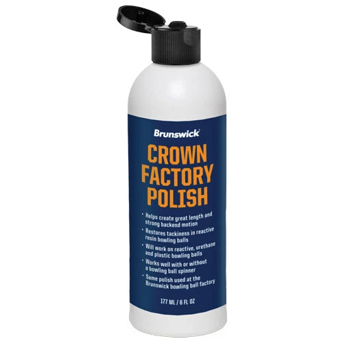 Brunswick Crown Factory Polish Bowling Ball Polish 6oz - Free Shipping!