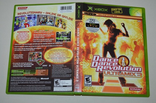 Dance Dance Revolution Ultramix 3 Original Microsoft Xbox - Complete in Box CIB - Picture 4 of 5