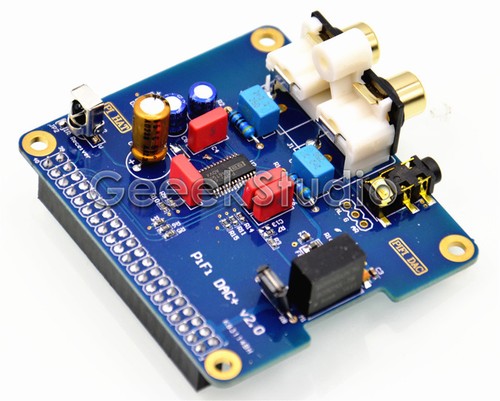 HIFI DAC Audio Sound Card Module I2S interface for Raspberry pi B+ / 2 Model B