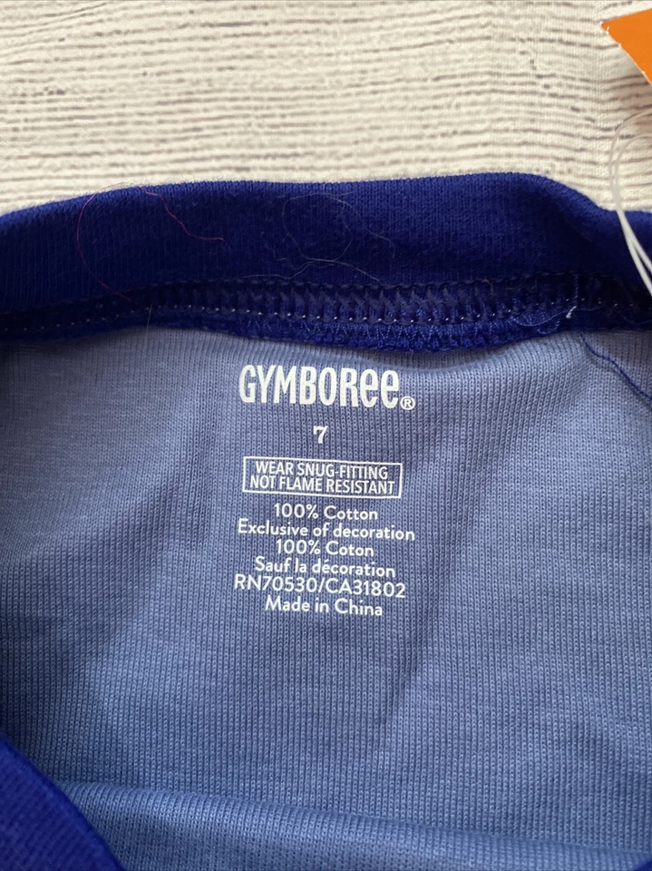 Nuevo con etiquetas Juego de pijama Gymboree ATOMIC NUT TALLA 7 niños Foto 2 de 3